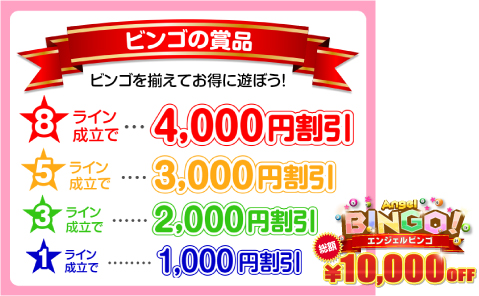 ビンゴ景品